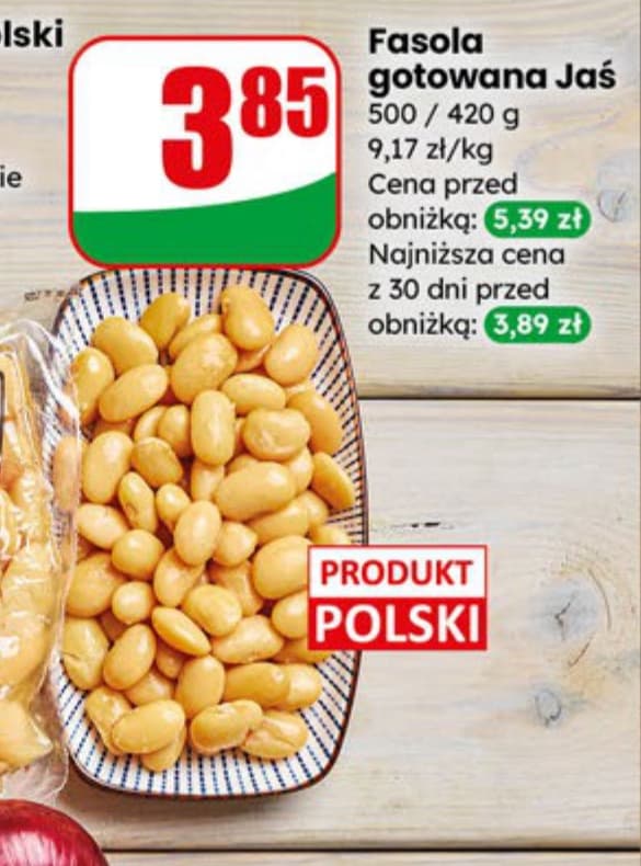 fasola gotowana Jaś