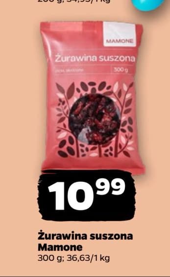 żurawina suszona
