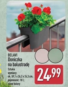 doniczka na balustradę