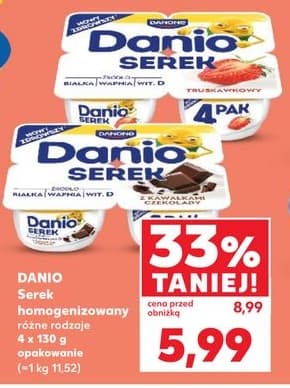 serek homogenizowany różne rodzaje