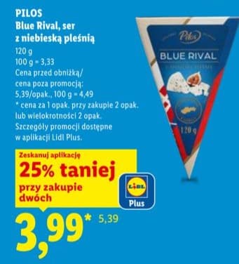ser z niebieską pleśnią