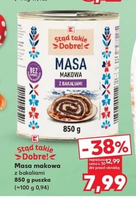 masa makowa z bakaliami