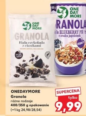 granola biała czekolada z ciastkami