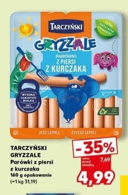 parówki z piersi z kurczaka
