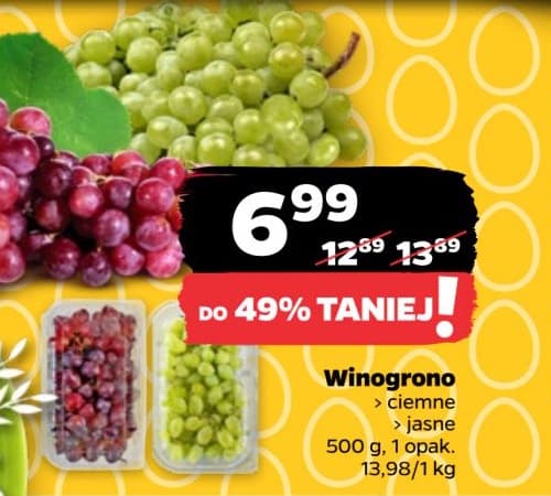 winogrono ciemne lub jasne