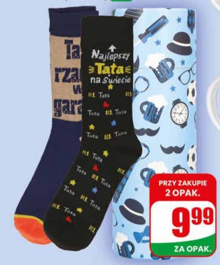 skarpety z dedykacją w tubie