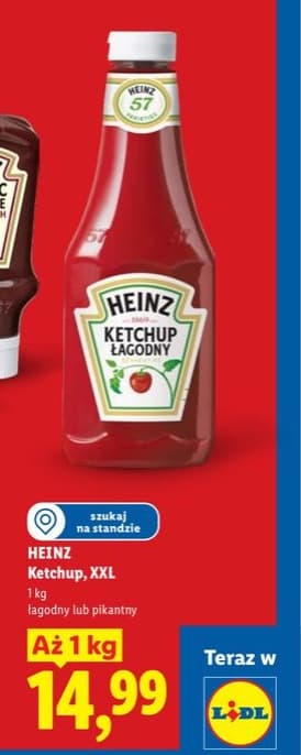 ketchup łagodny