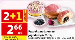 pączek z nadzieniem jagodowym