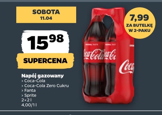 napój gazowany cola