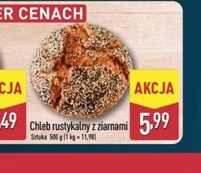 chleb rustykalny z ziarnami