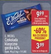 czekolada klasyczna gorzka 64%
