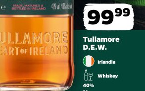 Tullamore D.E.W. whiskey irlandzka 1l