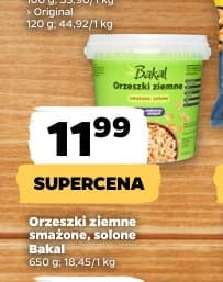 orzeszki ziemne smażone, solone