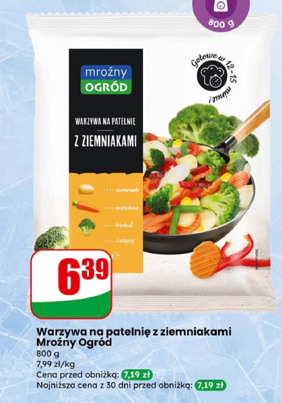 warzywa na patelnię z ziemniakami