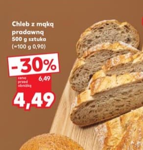 chleb z mąką pradawną