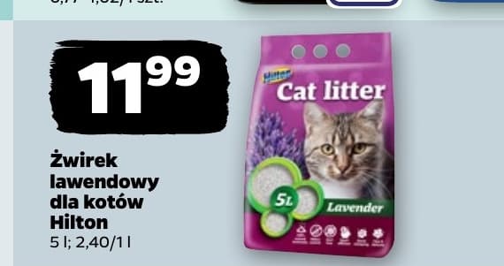żwirek lawendowy dla kotów