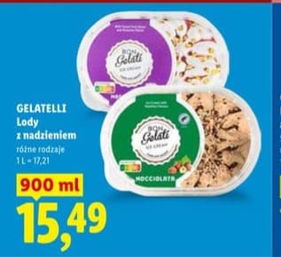 lody z nadzieniem
