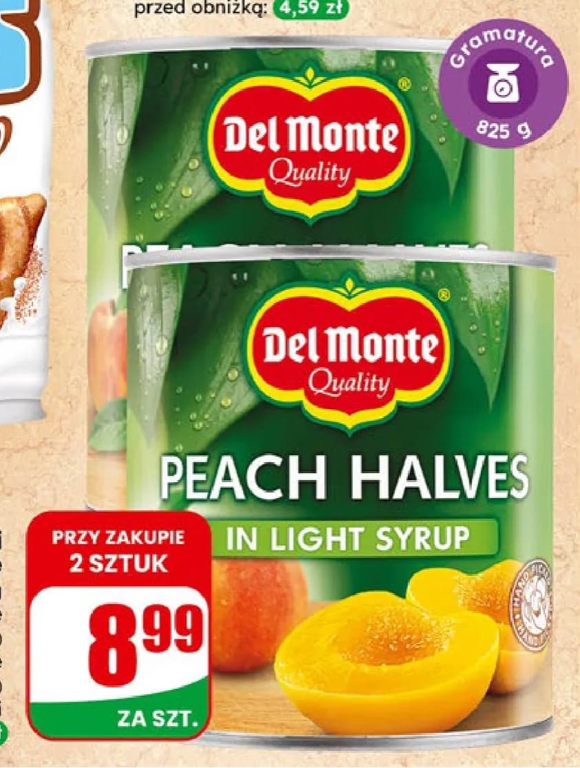 brzoskwinie połówki
