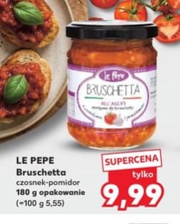 bruschetta czosnek-pomidor