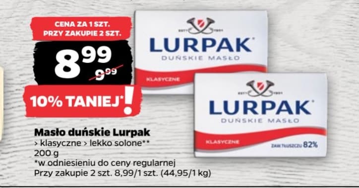 masło duńskie klasyczne lekkosolone