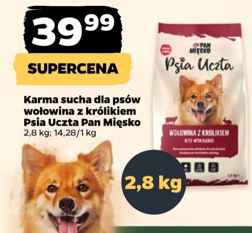 karma sucha dla psów wołowina z królikiem