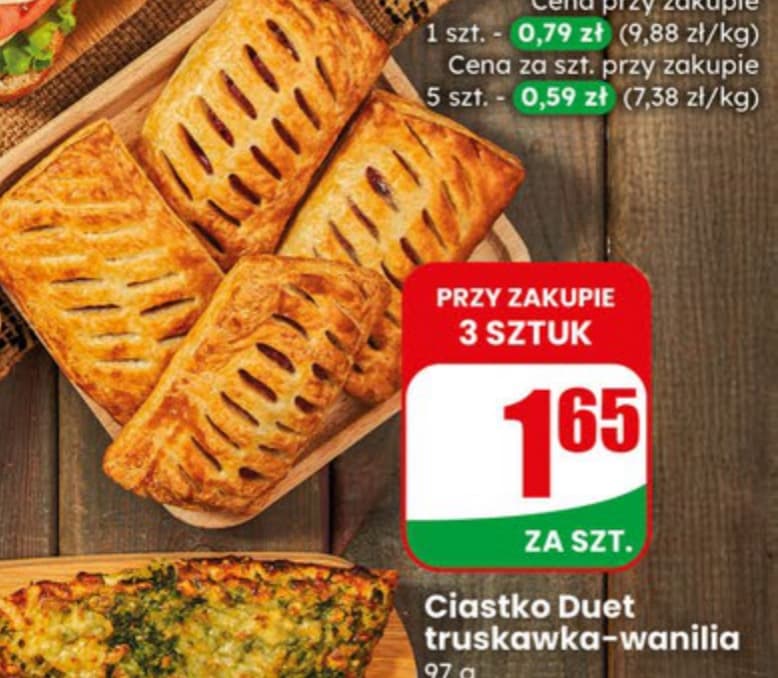 ciastko duet truskawka-wanilia