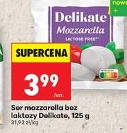 Ser mozzarella bez laktozy