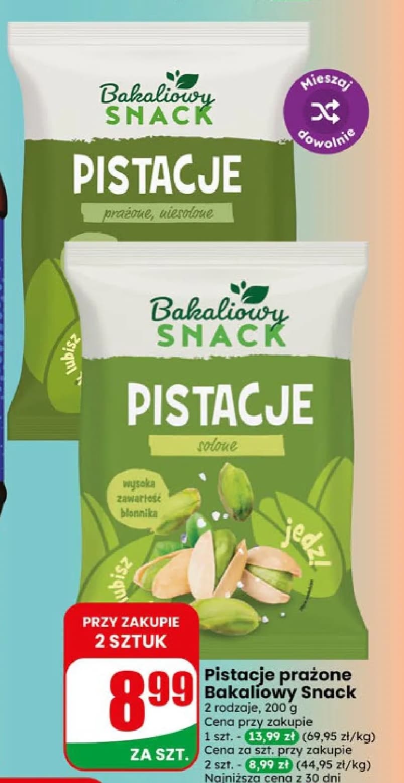 pistacje prażone