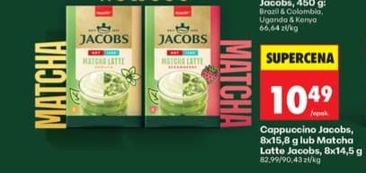 cappuccino lub matcha latte