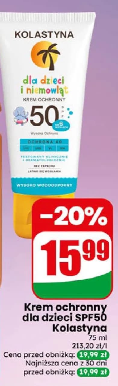 krem ochronny dla dzieci SPF56