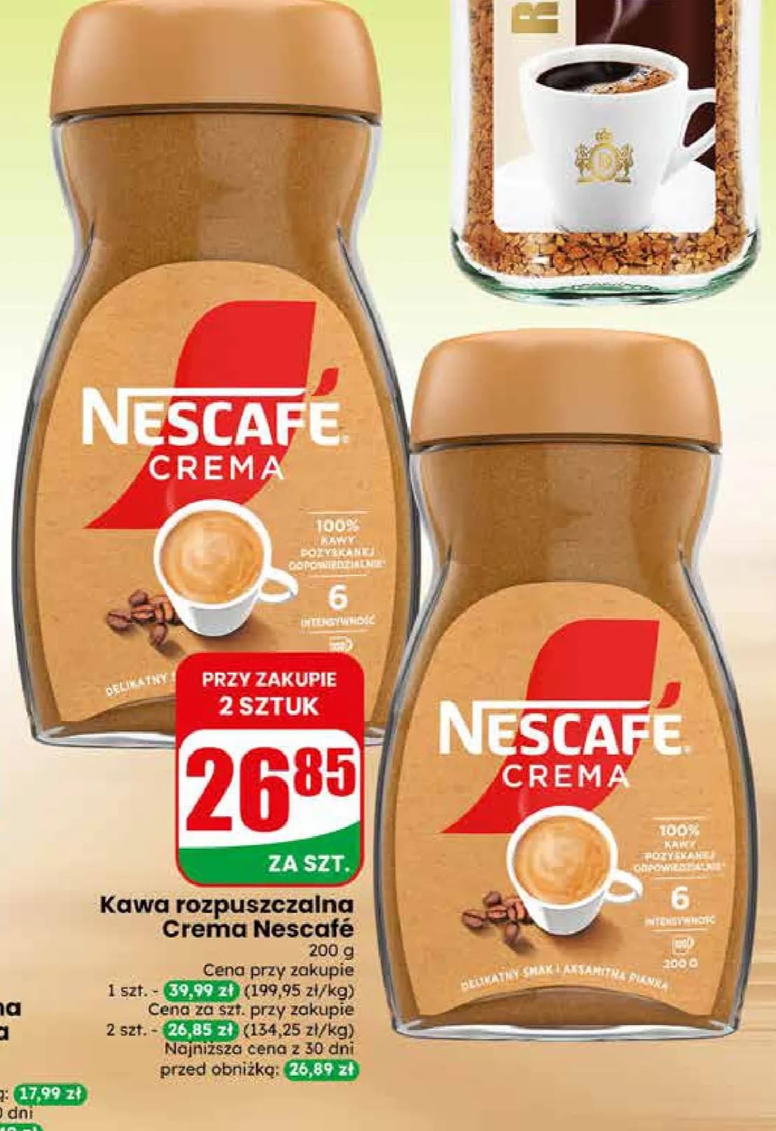 kawa rozpuszczalna crema