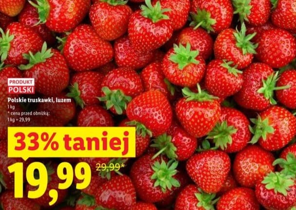truskawki polskie luzem