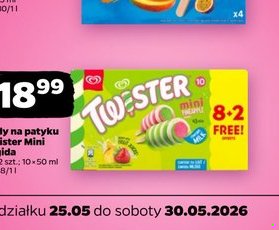 Lody na patyku Twister Mini
