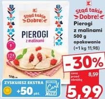 pierogi z malinami