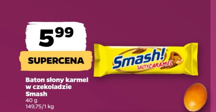 baton słony karmel w czekoladzie