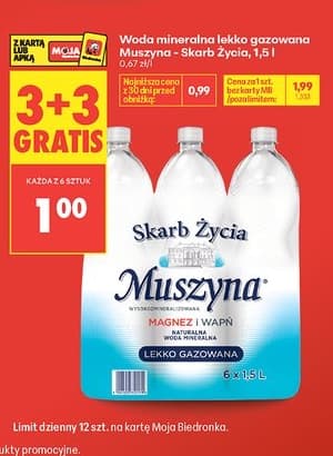 woda mineralna lekko gazowana