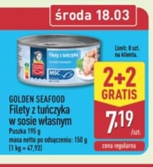 filety z tuńczyka w sosie własnym