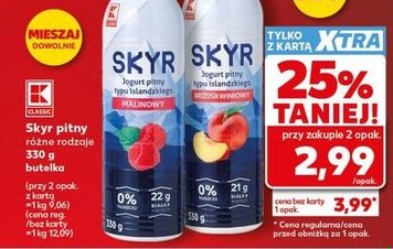 jogurt pitny typu islandzkiego