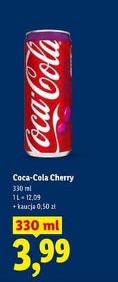 napój gazowany cola cherry