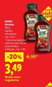 ketchup łagodny