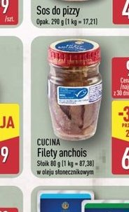 filety anchois w oleju słonecznikowym