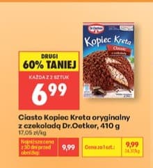 ciasto Kopiec Kreta oryginalny z czekoladą