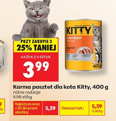 karma pasztet dla kota kitty