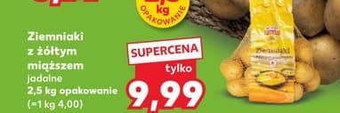 ziemniaki z żółtym miąższem jadalne