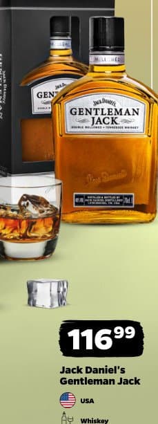 Jack Daniel's whiskey Gentleman Jack 700ml