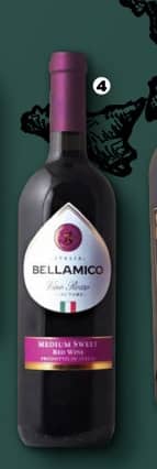 Bellamico wino czerwone półsłodkie 750ml