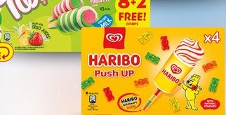 multipacki lodów różne marki