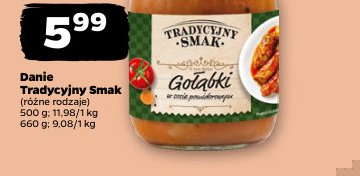 danie gotowe gołąbki w sosie pomidorowym