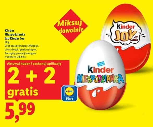niespodzianka z mleczną czekoladą