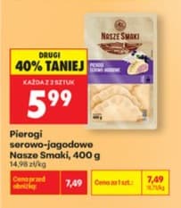 pierogi serowo-jagodowe